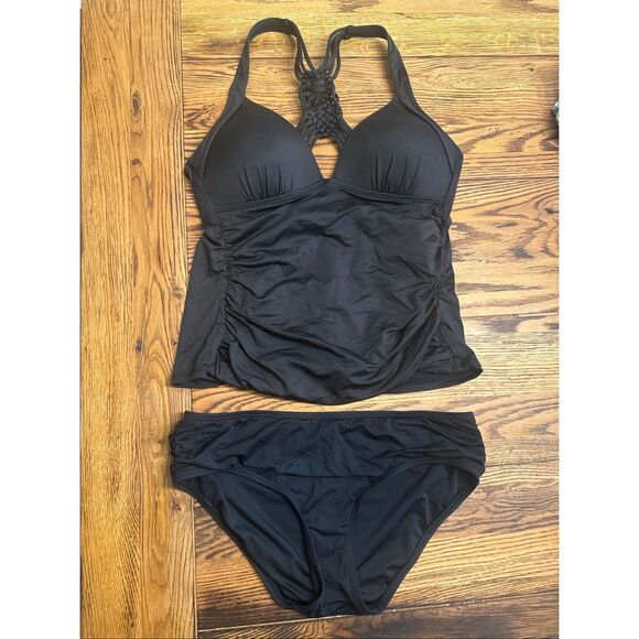 Black tankini set apt 9 and coco reef size Medium - Picture 1 of 5